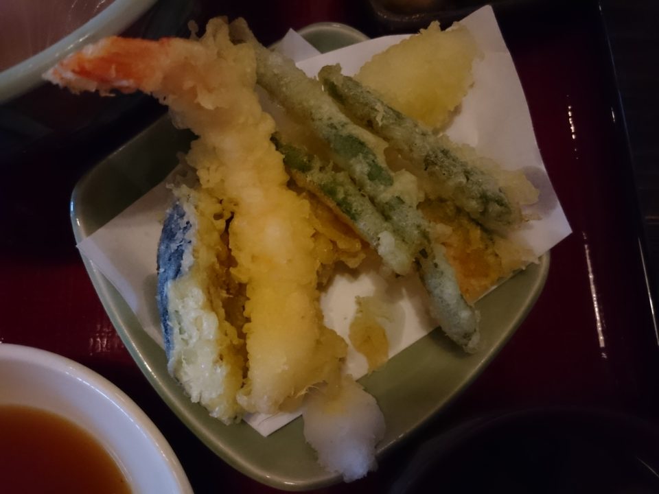 おおいり早良区　海鮮丼定食 天ぷら