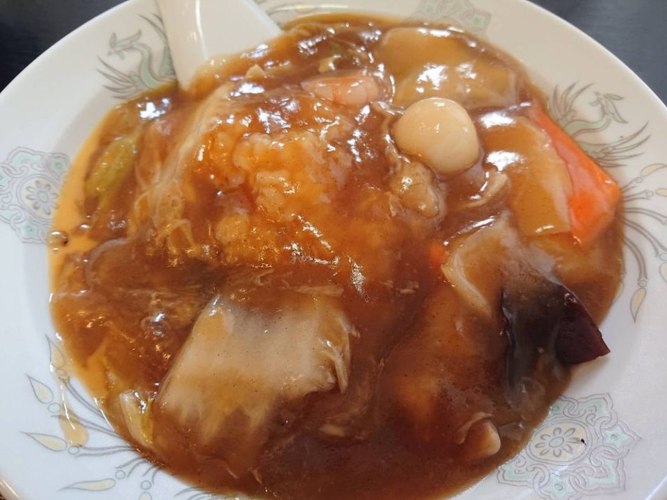 中華料理龍上 糸島　中華丼のアップ画像