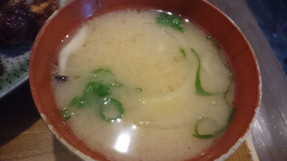 midori食堂 姪浜　味噌汁