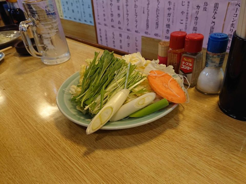 寿久 博多駅　鍋の野菜